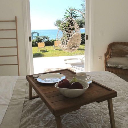 Aqua Seafront Glyfada Corfu Beach House With Garden Exterior photo