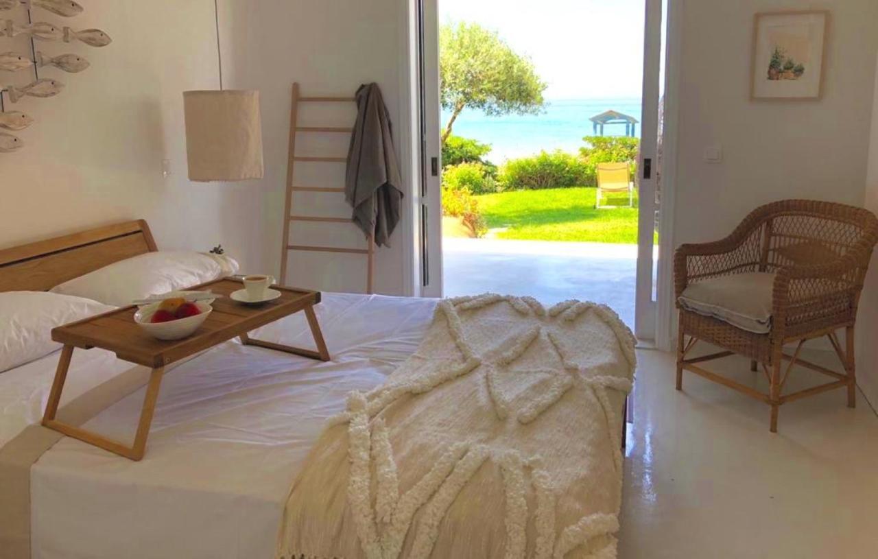Aqua Seafront Glyfada Corfu Beach House With Garden Exterior photo